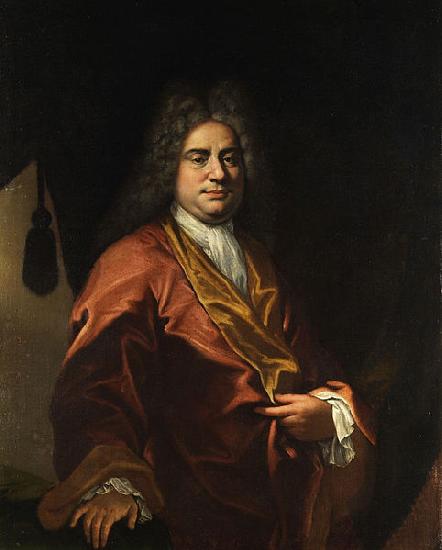 Giovanni Camillo Sagrestani Portrait eines Herren im Hausmantel France oil painting art